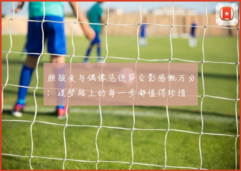 颜骏凌与偶像范德萨合影感慨万分：追梦路上的每一步都值得珍惜